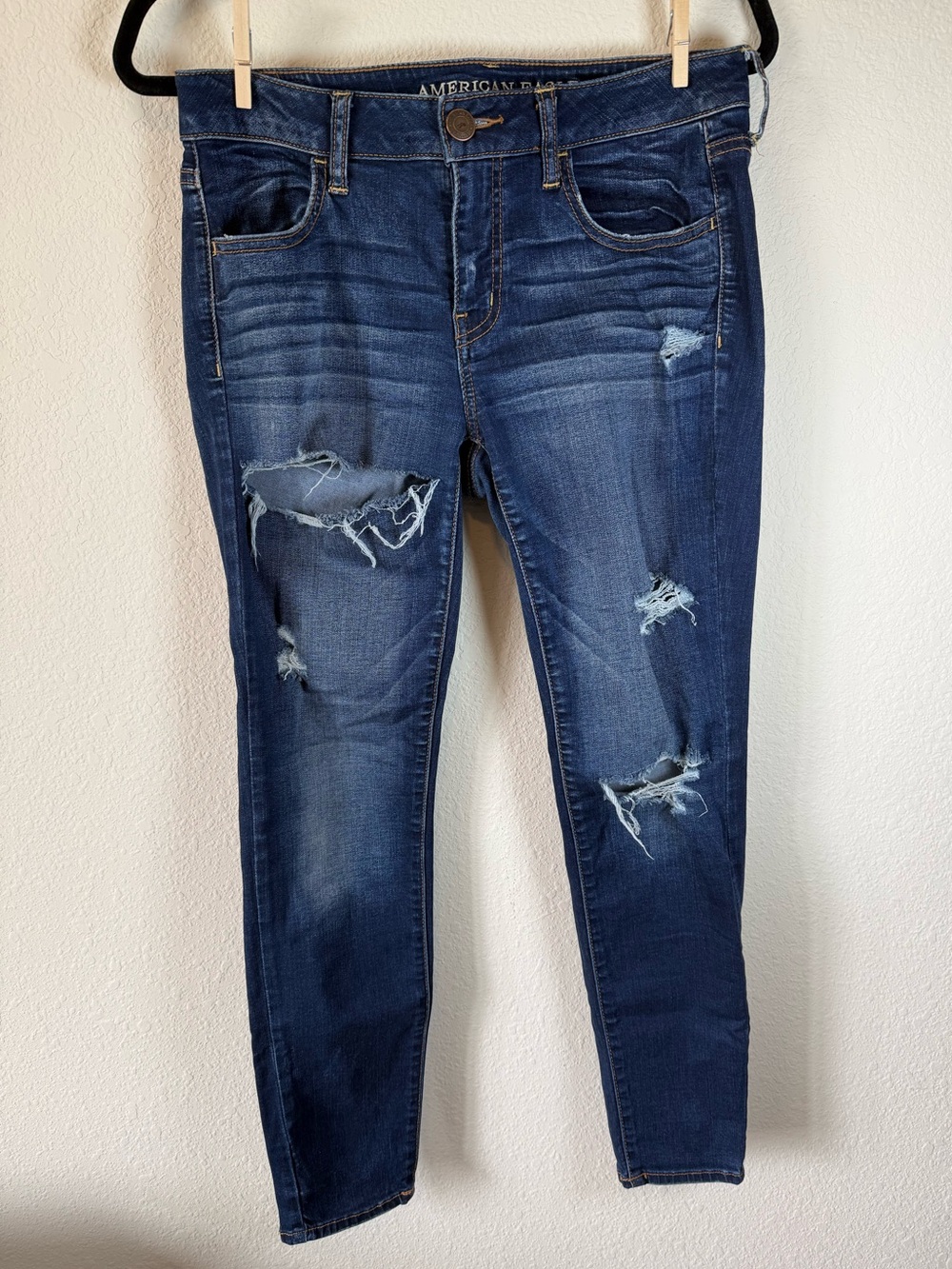 American Eagle Outfitters Jegging Jeans Women’s Size 10 Short Distressed